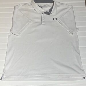 Under Armour Men's Classic White Polo